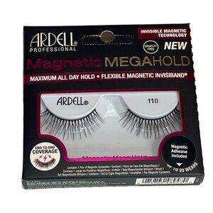 Ardell Lashes False Eyelashes Fake Strip Lash Magnetic Megahold Black 110 1 pair